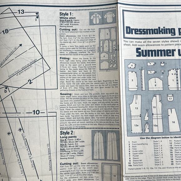 Vintage Designer Sewing Patterns Uncut Lot Of 4 Dresses Plaid Jackets Summer 70s - Picture 11 of 13